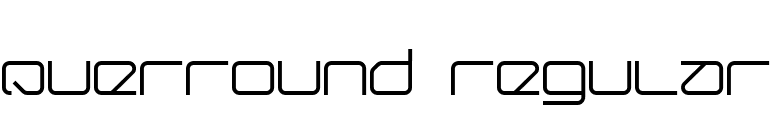 Querround Regular font preview