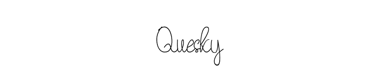Quesky font preview
