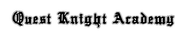 Quest Knight Academy font preview