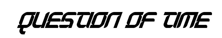 Question of time font preview