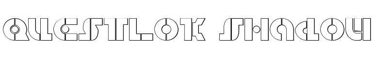 Questlok Shadow font preview