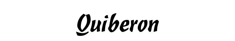 Quiberon font preview