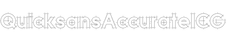 QuicksansAccurateICG font preview