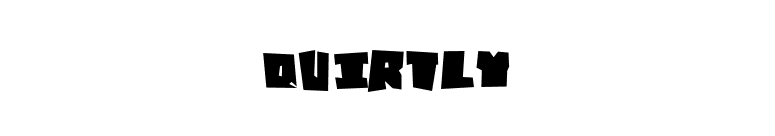 Quirtly font preview