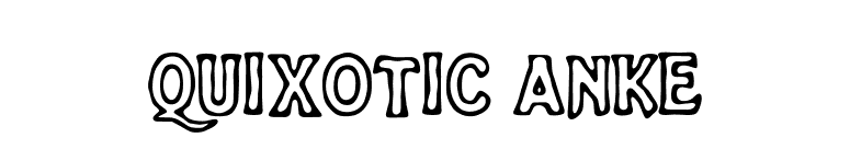 quixotic anke font preview