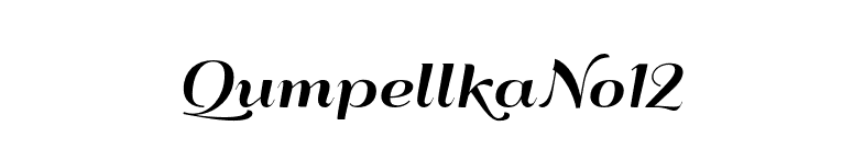 QumpellkaNo12 font preview