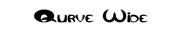 Qurve Wide font preview