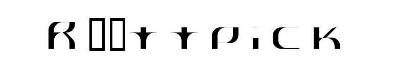 RÃ¥ttpick font preview