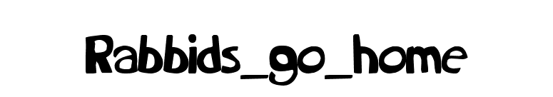 Rabbids_go_home font preview