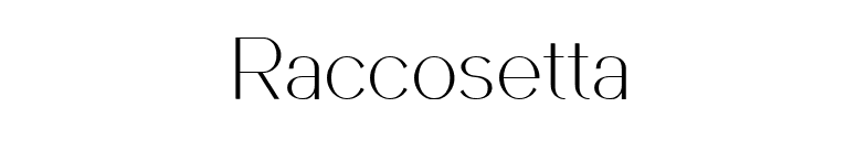 Raccosetta font preview