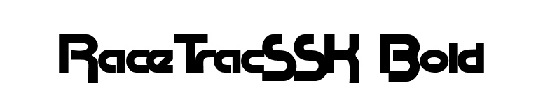 RaceTracSSK Bold font preview