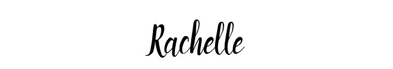 Rachelle font preview