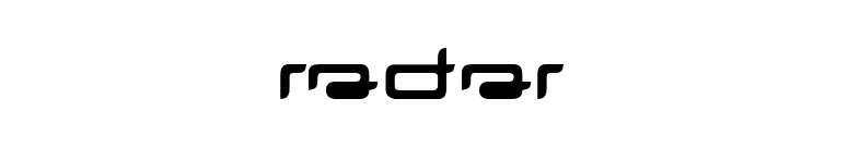 radar font preview
