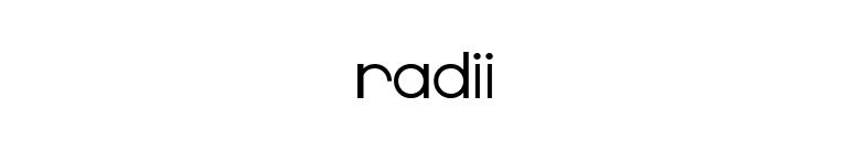 Radii font preview
