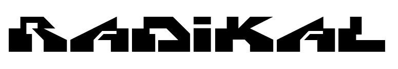 Radikal font preview