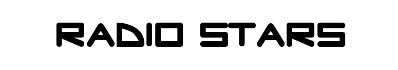 Radio Stars font preview