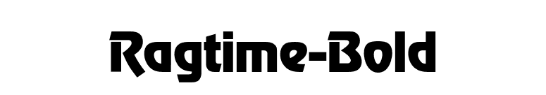 Ragtime-Bold font preview