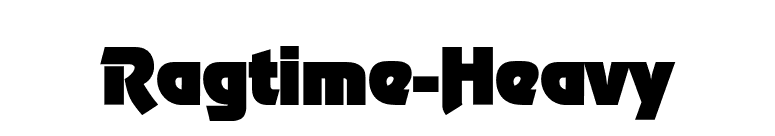 Ragtime-Heavy font preview