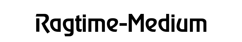 Ragtime-Medium font preview
