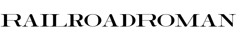 RailroadRoman font preview