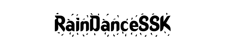 RainDanceSSK font preview