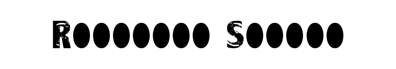 Raindrop Splash font preview