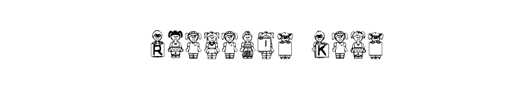 Rainie's Kids font preview