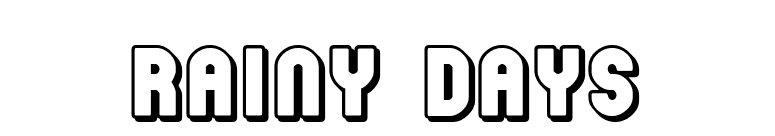 Rainy Days font preview