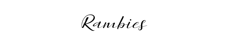 Rambies font preview