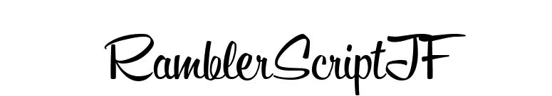 RamblerScriptJF font preview