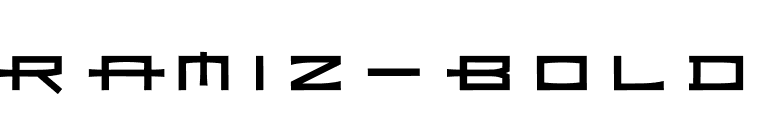 Ramiz-Bold font preview