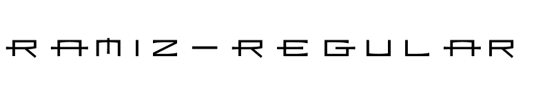 Ramiz-Regular font preview