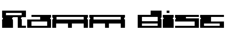 Ramm disc font preview