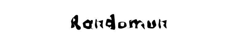 Randomun font preview