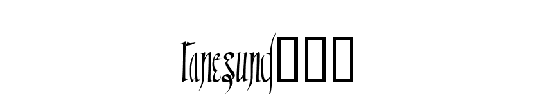 Ranegundâ„¢ font preview