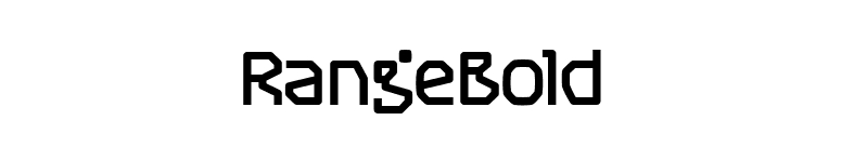 RangeBold font preview