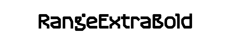 RangeExtraBold font preview