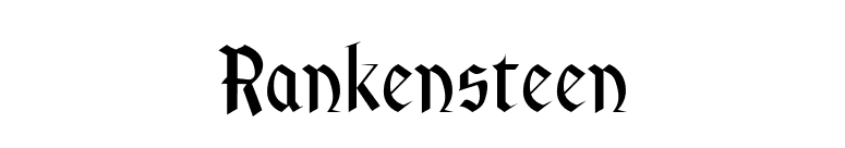 Rankensteen font preview