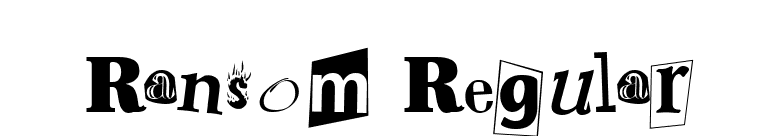 Ransom Regular font preview
