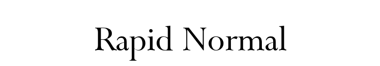 Rapid Normal font preview