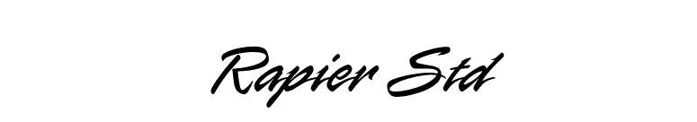 Rapier Std font preview