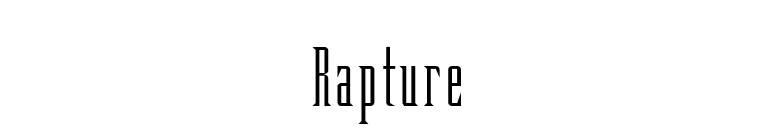 Rapture font preview