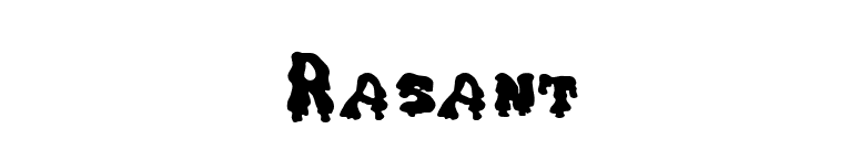Rasant font preview