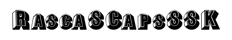 RascaSCapsSSK font preview