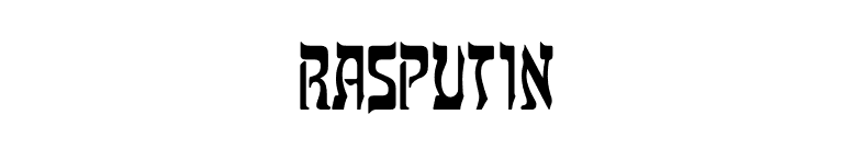 Rasputin font preview