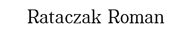 Rataczak Roman font preview