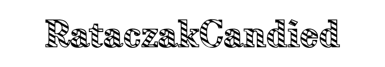 RataczakCandied font preview