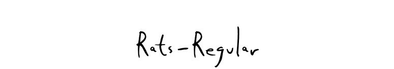 Rats-Regular font preview