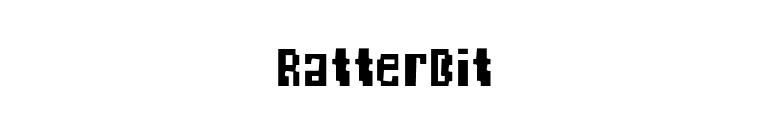 RatterBit font preview