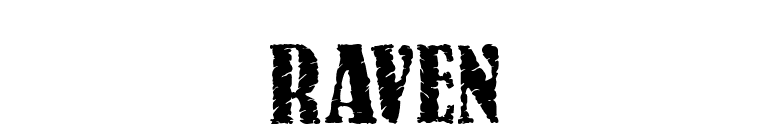 Raven font preview